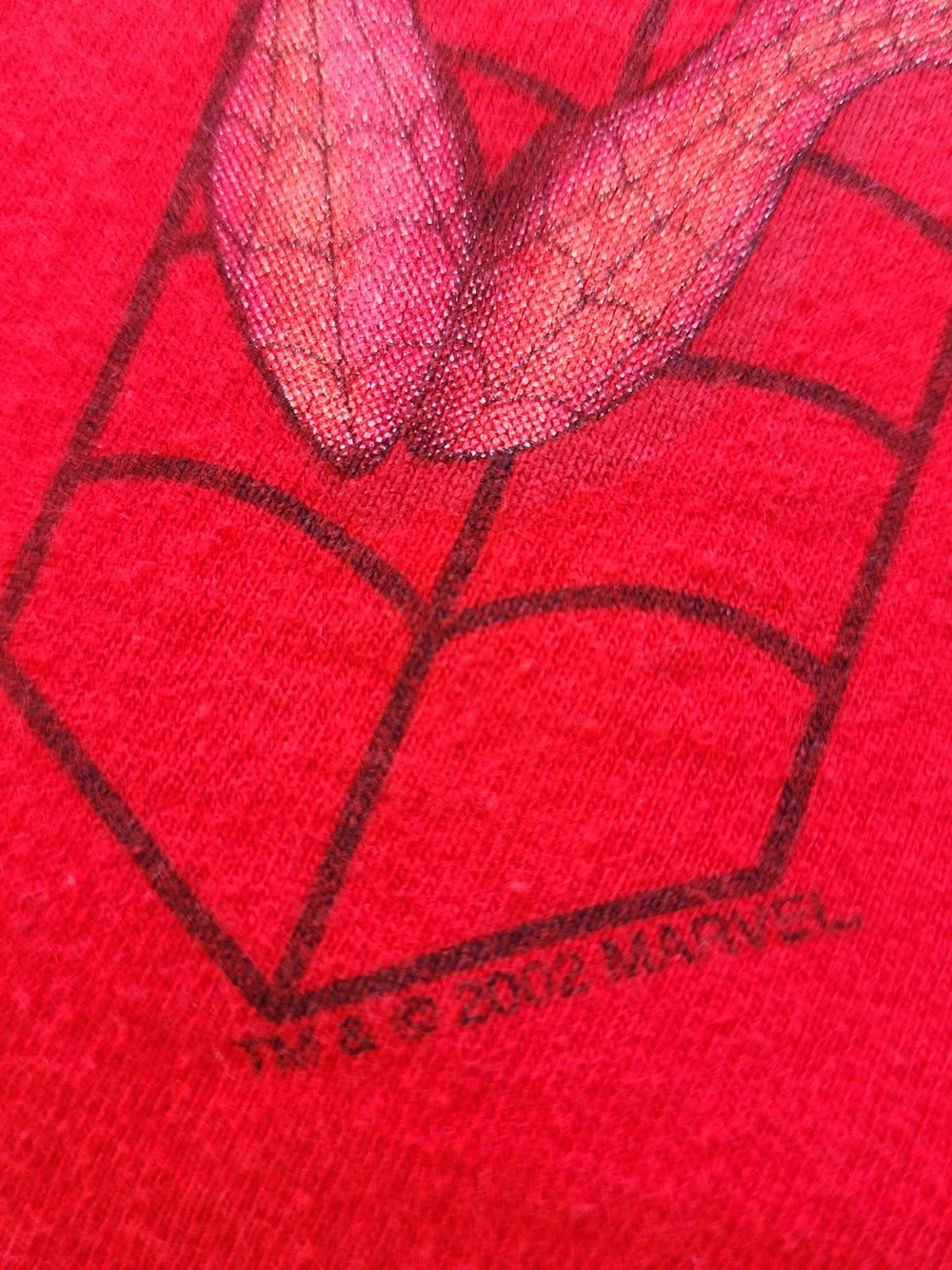 Vintage 02' Spider-Man Marvel Underoos Toddler Red Graphic Tee, Sz 4T
